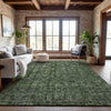 Piper Looms Mayfield Damask AMF1145 Cactus Machine Washable Area Rug Lifestyle Image Feature