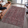 Piper Looms Mayfield Damask AMF1145 Pink Machine Washable Area Rug Lifestyle Image Feature