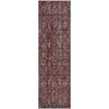 Piper Looms Mayfield Damask AMF1145 Pink Machine Washable Area Rug Runner Main Image
