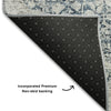 Piper Looms Mayfield Global AMF1146 Blue Machine Washable Area Rug Backing Image