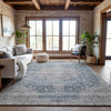 Piper Looms Mayfield Global AMF1146 Blue Machine Washable Area Rug Lifestyle Image Feature