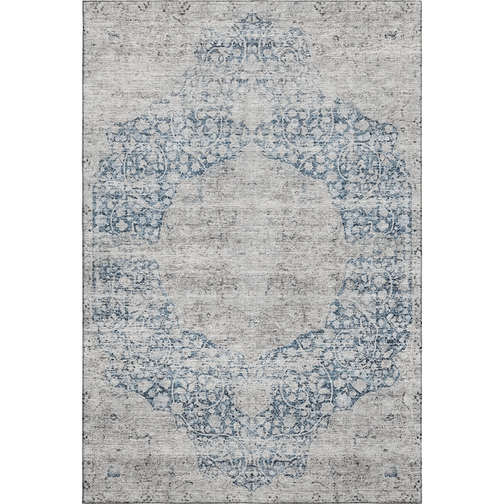 Piper Looms Mayfield Global AMF1146 Blue Machine Washable Area Rug main image