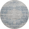 Piper Looms Mayfield Global AMF1146 Blue Machine Washable Area Rug Round Main Image