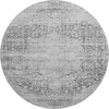 Piper Looms Mayfield Global AMF1146 Gray Machine Washable Area Rug Round Main Image