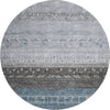 Piper Looms Mayfield Global AMF1147 Blue Machine Washable Area Rug Round Main Image