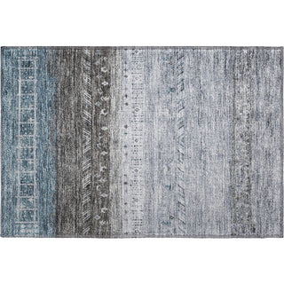 Piper Looms Mayfield Global AMF1147 Blue Machine Washable Area Rug Scatter Main Image
