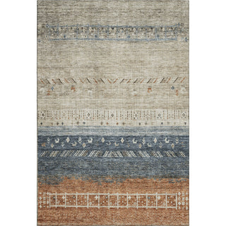 Piper Looms Mayfield Global AMF1147 Brown Machine Washable Area Rug main image