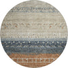 Piper Looms Mayfield Global AMF1147 Brown Machine Washable Area Rug Round Main Image