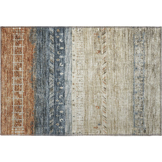Piper Looms Mayfield Global AMF1147 Brown Machine Washable Area Rug Scatter Main Image