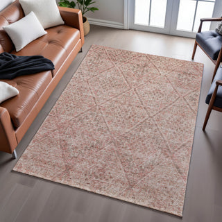 Piper Looms Mayfield Moroccan AMF1148 Pink Machine Washable Area Rug Lifestyle Image Feature
