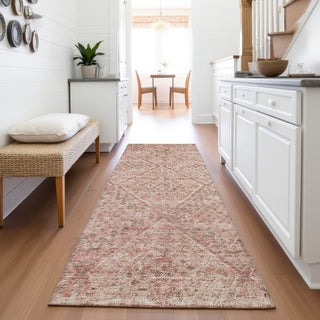 Piper Looms Mayfield Moroccan AMF1148 Pink Machine Washable Area Rug Runner Lifestyle Image Feature