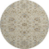 Piper Looms Mayfield Moroccan AMF1149 Beige Machine Washable Area Rug Round Main Image