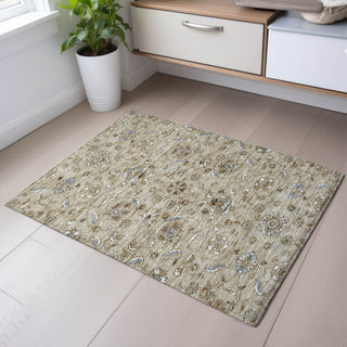 Piper Looms Mayfield Moroccan AMF1149 Beige Machine Washable Area Rug Scatter Lifestyle Image Feature