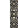 Piper Looms Mayfield Moroccan AMF1149 Black Machine Washable Area Rug Runner Main Image