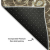 Piper Looms Mayfield Moroccan AMF1149 Chocolate Machine Washable Area Rug Backing Image