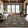 Piper Looms Mayfield Moroccan AMF1149 Chocolate Machine Washable Area Rug Lifestyle Image Feature