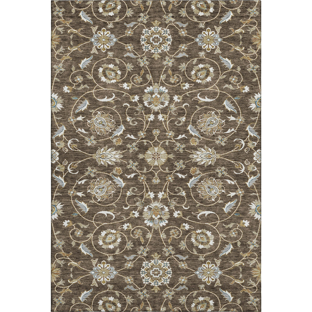 Piper Looms Mayfield Moroccan AMF1149 Chocolate Machine Washable Area Rug main image