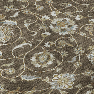 Piper Looms Mayfield Moroccan AMF1149 Chocolate Machine Washable Area Rug Swatch Image