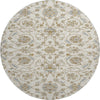 Piper Looms Mayfield Moroccan AMF1149 Ivory Machine Washable Area Rug Round Main Image