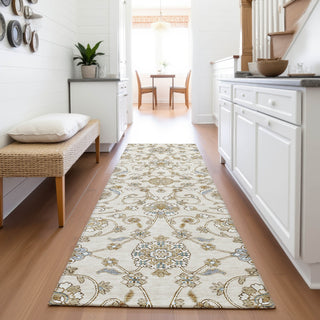 Piper Looms Mayfield Moroccan AMF1149 Ivory Machine Washable Area Rug Runner Lifestyle Image Feature