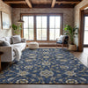 Piper Looms Mayfield Moroccan AMF1149 Navy Machine Washable Area Rug Lifestyle Image Feature