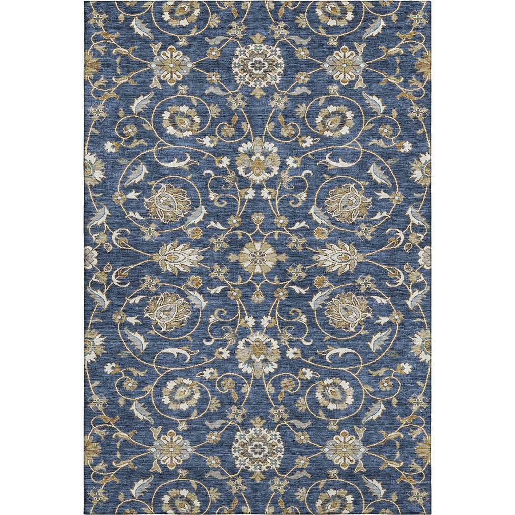 Piper Looms Mayfield Moroccan AMF1149 Navy Machine Washable Area Rug main image