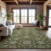 Piper Looms Mayfield Moroccan AMF1149 Olive Machine Washable Area Rug Lifestyle Image Feature