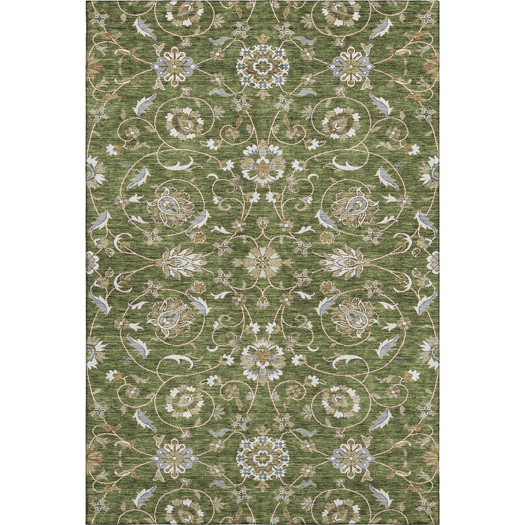 Piper Looms Mayfield Moroccan AMF1149 Olive Machine Washable Area Rug main image