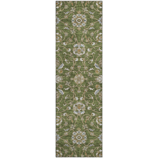 Piper Looms Mayfield Moroccan AMF1149 Olive Machine Washable Area Rug Runner Main Image