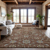 Piper Looms Mayfield Moroccan AMF1149 Paprika Machine Washable Area Rug Lifestyle Image Feature