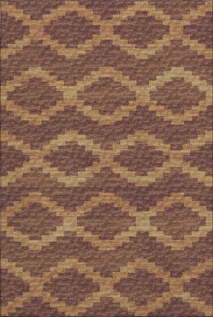 Piper Looms Mayfield Tribal Diamond AMF115 Canyon Machine Washable Area Rug main image