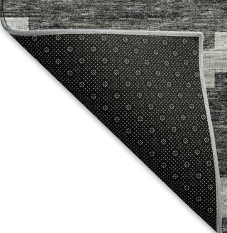 Piper Looms Mayfield Tribal Diamond AMF115 Gray Machine Washable Area Rug Backing Image