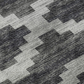 Piper Looms Mayfield Tribal Diamond AMF115 Gray Machine Washable Area Rug Swatch Image