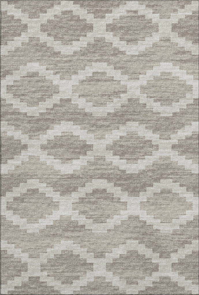 Piper Looms Mayfield Tribal Diamond AMF115 Tan Machine Washable Area Rug main image