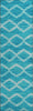 Piper Looms Mayfield Tribal Diamond AMF115 Turquoise Machine Washable Area Rug Runner Main Image