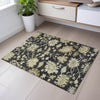Piper Looms Mayfield Global AMF1150 Black Machine Washable Area Rug Scatter Lifestyle Image Feature