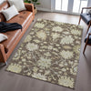 Piper Looms Mayfield Global AMF1150 Chocolate Machine Washable Area Rug Lifestyle Image Feature