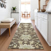 Piper Looms Mayfield Global AMF1150 Chocolate Machine Washable Area Rug Runner Lifestyle Image Feature