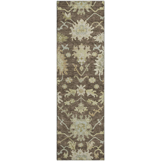 Piper Looms Mayfield Global AMF1150 Chocolate Machine Washable Area Rug Runner Main Image
