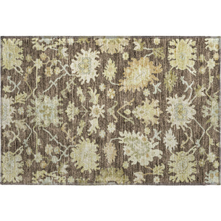 Piper Looms Mayfield Global AMF1150 Chocolate Machine Washable Area Rug Scatter Main Image