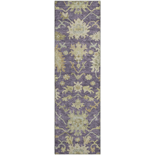 Piper Looms Mayfield Global AMF1150 Eggplant Machine Washable Area Rug Runner Main Image