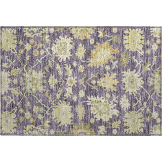 Piper Looms Mayfield Global AMF1150 Eggplant Machine Washable Area Rug Scatter Main Image