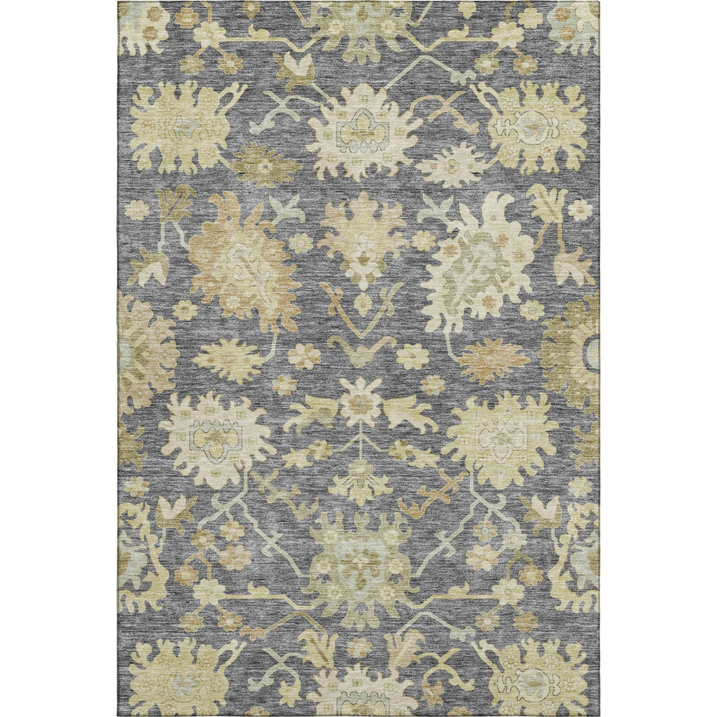 Piper Looms Mayfield Global AMF1150 Gray Machine Washable Area Rug main image