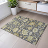 Piper Looms Mayfield Global AMF1150 Gray Machine Washable Area Rug Scatter Lifestyle Image Feature