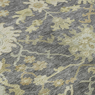 Piper Looms Mayfield Global AMF1150 Gray Machine Washable Area Rug Swatch Image