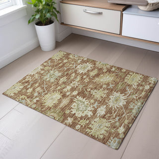 Piper Looms Mayfield Global AMF1150 Paprika Machine Washable Area Rug Scatter Lifestyle Image Feature