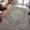 Piper Looms Mayfield Global AMF1151 Charcoal Machine Washable Area Rug Lifestyle Image Feature