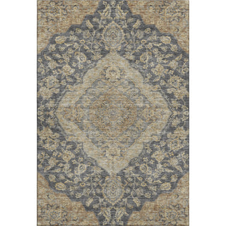 Piper Looms Mayfield Global AMF1151 Charcoal Machine Washable Area Rug main image