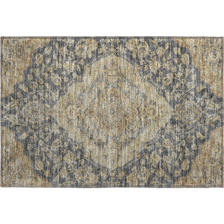 Piper Looms Mayfield Global AMF1151 Charcoal Machine Washable Area Rug Scatter Main Image