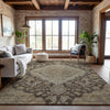 Piper Looms Mayfield Global AMF1151 Chocolate Machine Washable Area Rug Lifestyle Image Feature